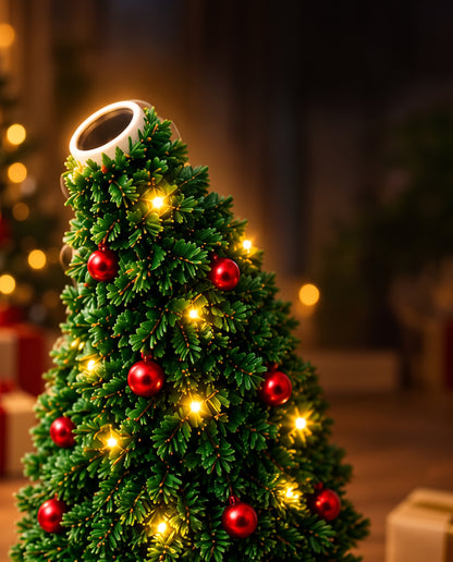 Kerstprojector in de vorm van een kerstboompje met ledlampjes